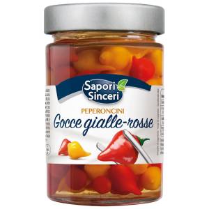 Peperoncini Gocce Gialle-Rosse Agrodolci